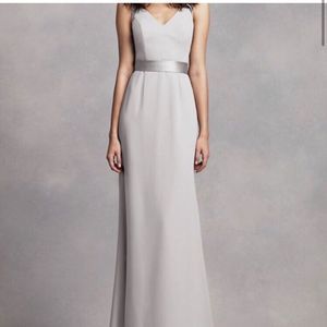 White by Vera Wang Empire Waist  Chiffon Gown